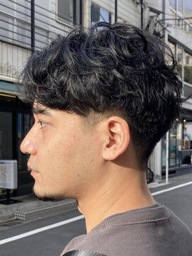 ロジエ(ROSIER) 大人すっきりセンターパートパーマ