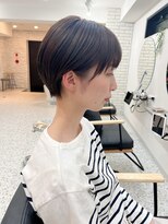 大人可愛い30代40代50ショートボブショート丸みショート
