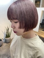 ソイリウム 下北沢(soi rium)&nbsp;【ミニボブ姫カット×ピンクベージュ】