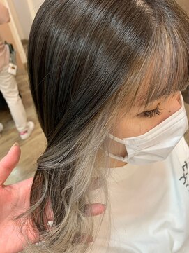 ベルプロッドバイアルター 千葉(bel. prod by aL-ter) 【bel.高野】グレージュカラー/シルキーベージュ/斜めバング