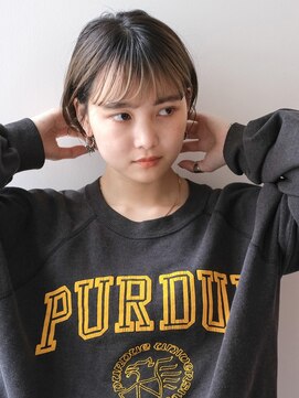 レトン 銀座(leton) 丸みショート/ショートボブ/ハイライト　東銀座/銀座