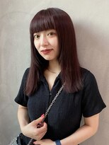 ヨーク(YOKE)&nbsp;【YOKE】ボルドーカラー/ワイドバング/ポイントレイヤー