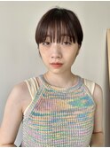 暗めカラー/グランマッシュ/デザインカラー/レイヤーカット/千葉