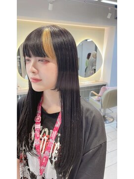 テトラ バイ ネオリーブ 横浜西口店(tetra by neolive) 横浜★顔まわりインナーカラー♪特殊デザイン♪