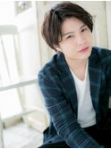 mod's姪浜/カルマパーマ黒髪アッシュブラックくせ毛ショートh