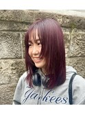 フェイスレイヤー×チェリーレッド
