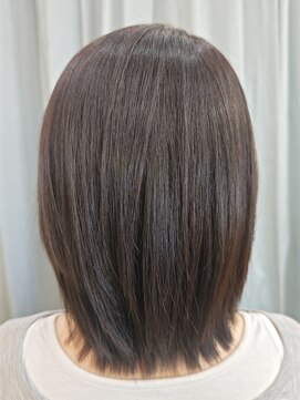 私の美容室 吹田店 サラツヤ縮毛矯正カラー