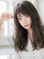 モッズ ヘア 福岡姪浜店(mod's hair) mod's姪浜/グレージュアッシュ波巻きゆるふわエアリーロングh