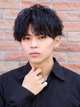 アーリー(Ali'i) 2wayハーフアップバング刈り上げマッシュソフトツイストパーマ