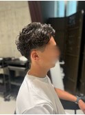 リバースパーマ×30代男性