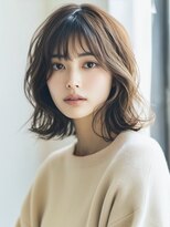 アルトリスト(Altruist Aging×HAIR&SPA)&nbsp;★ダークアッシュ大人ガーリーボブ着物ミディアムレイヤーカット