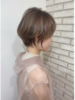 ショートカット×ひし形ショートボブ×前髪あり20代30代40代