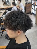 波巻きパーマ__スパイラル__メンズパーマ