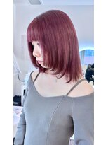ホープ(hope)&nbsp;レッドブラウン×顔周りレイヤー【梅田】