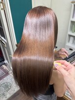 ジーテ 渋谷(gite)&nbsp;髪質改善ピチキュア×ピンクベージュ×ツヤ髪「渋谷/髪質改善」