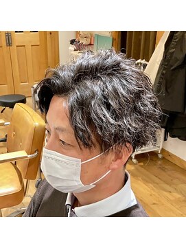 アヴァンス 天王寺店(AVANCE.) 【ツイストパーマ】×【イケオジスタイル】