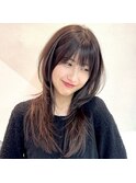 ロングレイヤー　くびれレイヤー　ハッシュレイヤー