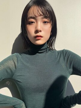 ミンクス 原宿店(MINX) 【MINX】くびれヘア+くすみベージュハイライトカラー_表参道