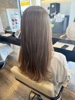 スタイル 皆実店(STYLE)&nbsp;ベージュ/ハイライト/髪質改善/ミディアム/トリートメント