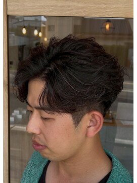 メンズギフト(men's GIFT) フェザーパーマ刈り上げメンズメンズパーマ