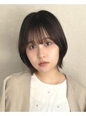 レイヤーボブ/くびれボブ/髪質改善カラー【青木】SYUK高円寺