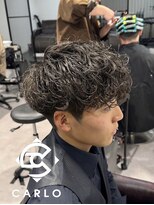 カルロイースタイル(CARLO e-style)&nbsp;シャドウパーマ／刈り上げ／マッシュ
