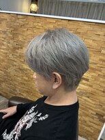 エルズ 大宮店(ailes) 《ai》シルバー/メンズ/メンズショート/ブリーチカラー/大宮