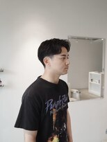 プールサイド(POOLSIDE)&nbsp;ニュアンスパーマ　センターパート　メンズパーマ　博多区　東区