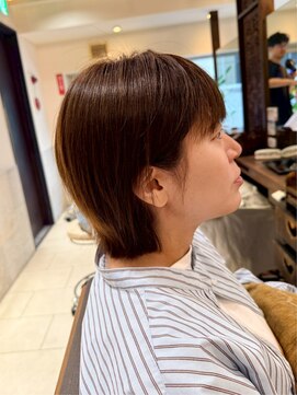 ヘアリゾート粋 ティガ 池袋店(tiga) ショートカット/ナチュラルブラウン
