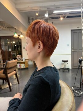 ポタム 東中野(potamu) ベリーショートにオレンジ
