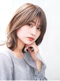 大人かわいい艶感カラーミディアム