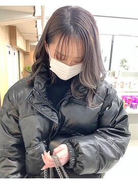 アペット(Appet) 2wayバング/ラベンダーグレー