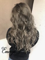 エマージュ 上野御徒町(Emerge)&nbsp;アッシュブラウンネオウルフ毛先パーマ[上野,上野,上野,上野駅]