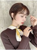 大人ショートボブ