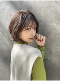 シルキーベージュ×グレージュカラー【髪質改善/縮毛矯正】