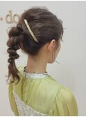 お呼ばれヘア☆彡