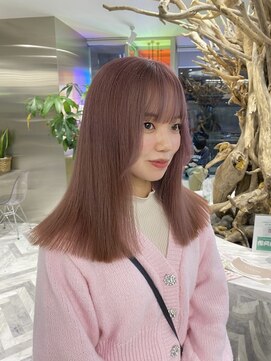 ゼスト 八王子店(ZEST) ピンクカラー/ピンクベージュ/【永尾しおり】