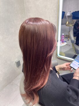 ニーナ ビューティーサロン(NINA Beauty Salon) ピンクベージュ#エクステ#カラー#バレンタイン