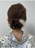 梅田浴衣レンタル　ヘアセット　夏祭り　花火大会