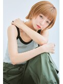 顔まわりレイヤー×ぷつっとボブ