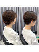 【中西里美】はえ癖修正ショート