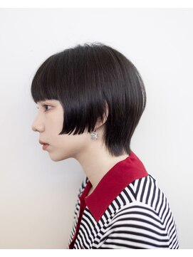 ルプラ ガーデン(le-pla garden) ショート#ウルフ#黒髪#耳掛けショート#くびれショート#ボブ#豊橋