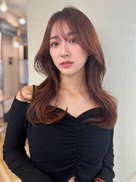 アリスバイアフロート 自由が丘(ALICe by AFLOAT) くびれヘア/2wayバング/チョコブラウン【自由が丘】