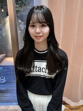 ジェノ(JENO by apish) 前髪パーマ/コテ巻きパーマ/顔まわりカット