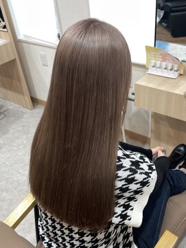 カラースタンド(COLOR STAND) ミルクティーベージュハイトーンブリーチダブルカラー佐賀