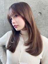 セシルヘアー 高知店(Cecil hair) ロング/レイヤーカット/小顔/ワンカール/大人可愛い/うる艶髪