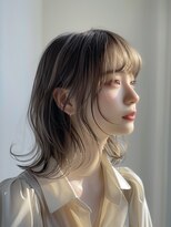 レヴ 草加店(LEV.)&nbsp;フェミニンロング  似合わせカット  外ハネボブ