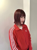 デン(den)&nbsp;ブリーチなしダブルカラー　チェリーレッド◎