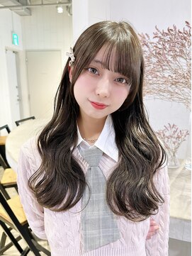 アルバム 池袋(ALBUM) 韓国ヘアロング顔周りレイヤー_F30416