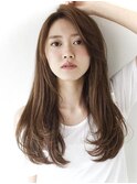 外国人風くすみベージュ髪質改善フェミニンロング20代～50代